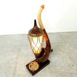 Lampe de table vintage en forme de pipe par Aldo Tura, 1960