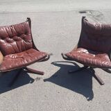 Set of Falcon chairs attributed to Sigurd Ressel, 1970s