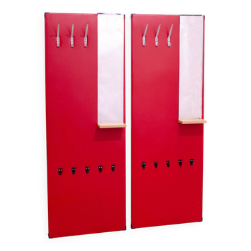 Portemanteaux des années 60 par Drevokov, Tchécoslovaquie, ensemble de 2