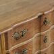 Vintage 1960s Danish Brutalist light oak dresser Kjærnulf & French style