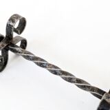 Set of 6 vintage wrought iron knife rests, France, 1970s