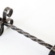 Set of 6 vintage wrought iron knife rests, France, 1970s
