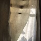 2 draps en lin blanc cassé 230cmx330cm