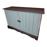 Bahut en bois peint