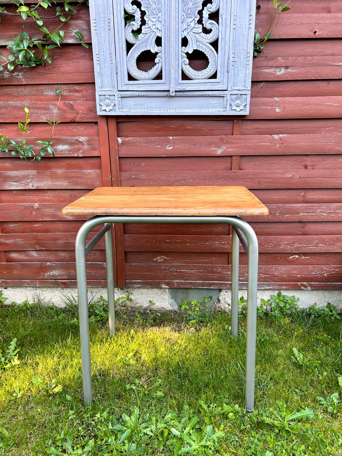 Vintage high school table