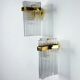 Pair of Gaetano Sciolari wall lights for Lightolier, Italy, circa 1970s