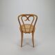 Mid century Zpm Radomsko bentwood and cane dining chair, 1960s