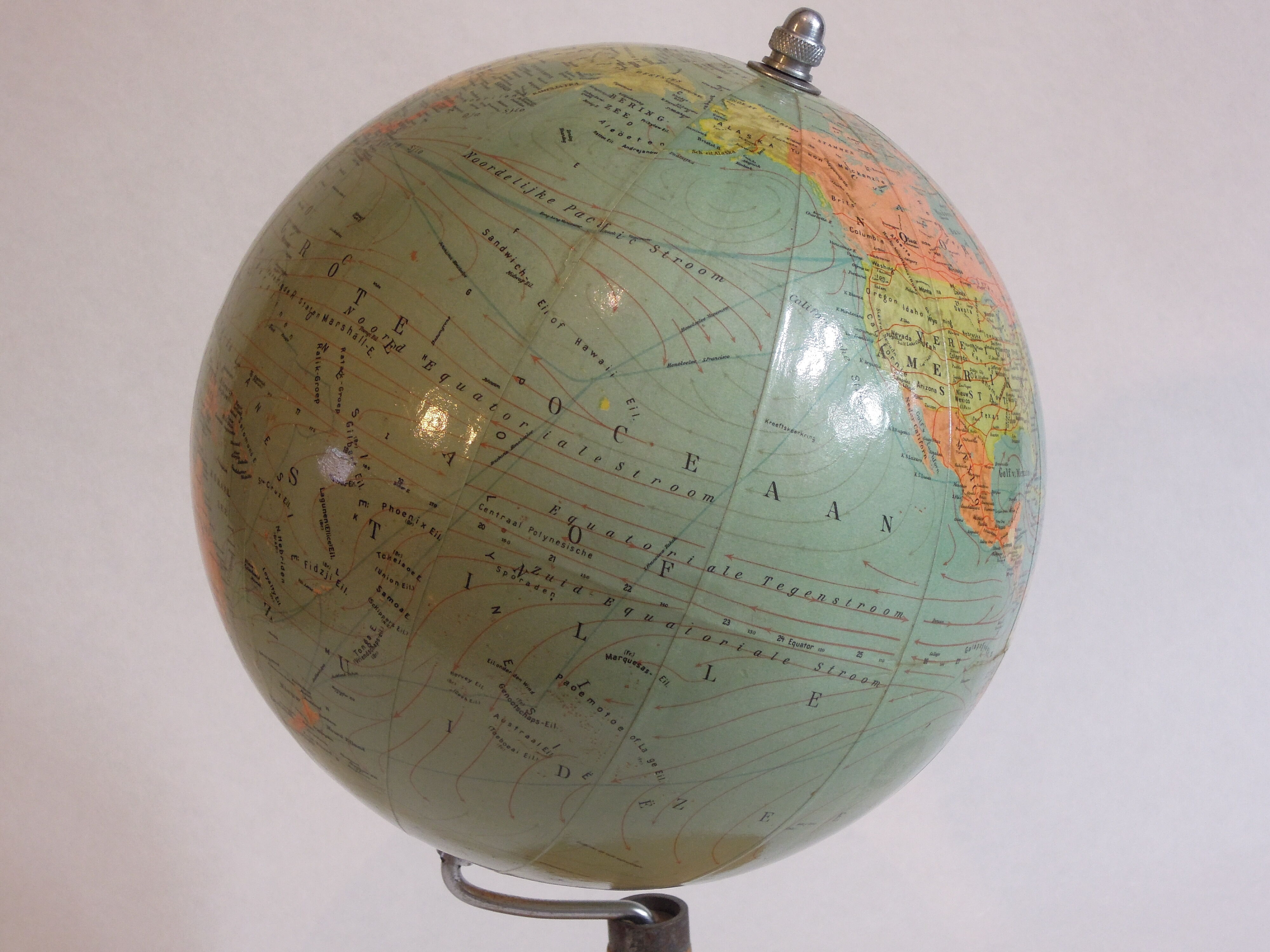 Dutch vintage earth globe