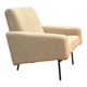 Chair by Pierre Guariche for Airborne in white.