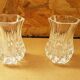 Pair Cristal D'Arques Vase Vintage Cut Crystal #B063