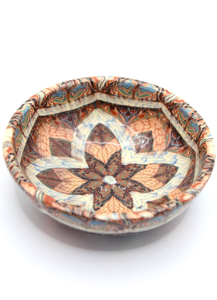 Mid-century mosaic-effect bowl by Jean Gerbino in Vallauris