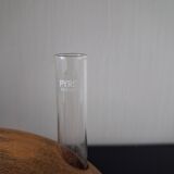 Turned wooden donut soliflore vase