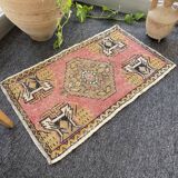 Blush vintage rug -turkish -faded -oushak