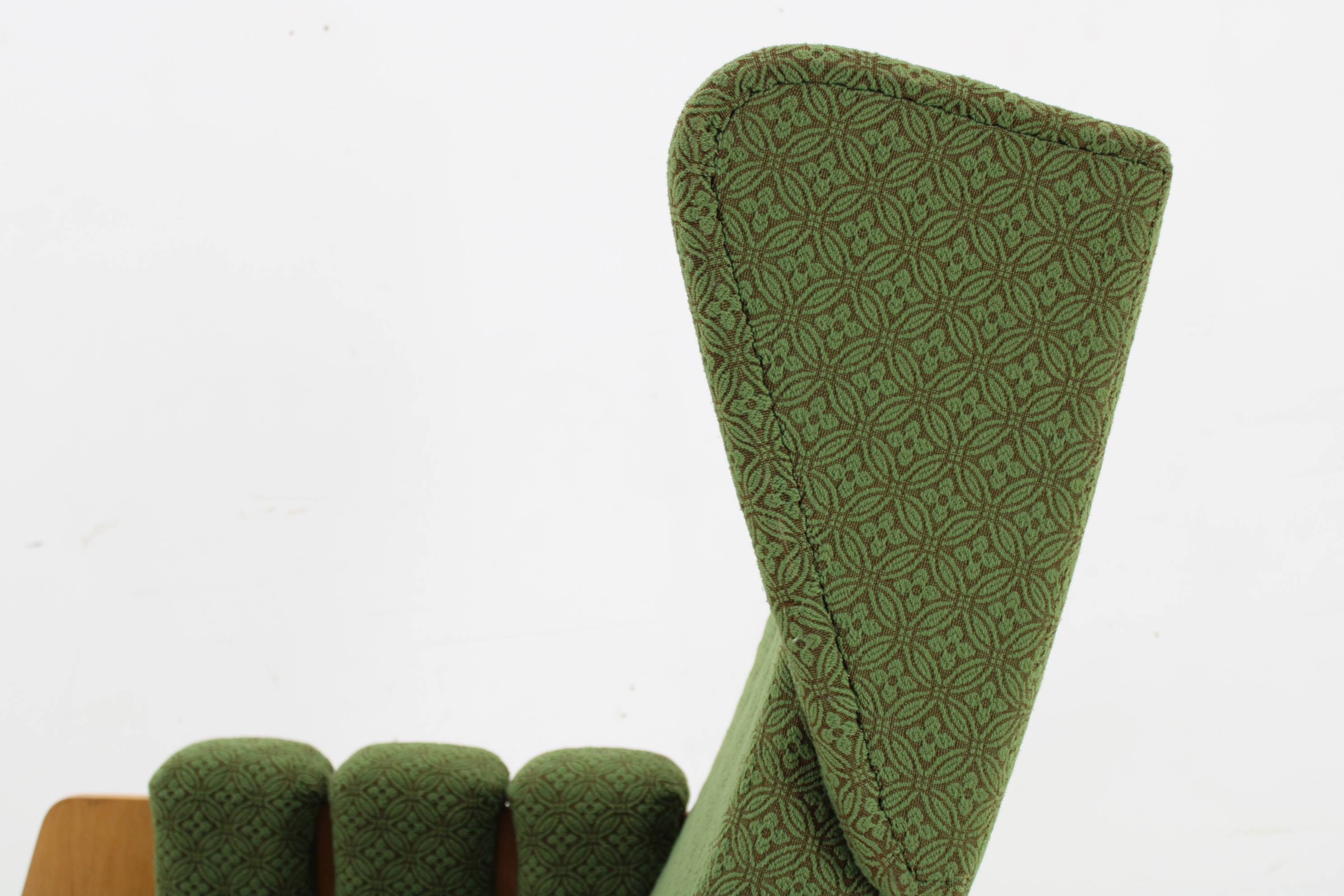 1970s Large Rare Brutalist Rocking Chair, Czechoslovakia