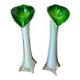 Paire de vases style Murano années 60