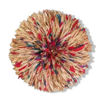 Juju hat beige moucheté multicolore de 80 cm