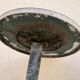 Art Deco cast iron side table