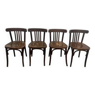 Set of 4 bistro chairs.
