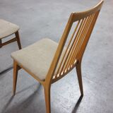 6 chairs Scandinavian years 50 60 Lubke