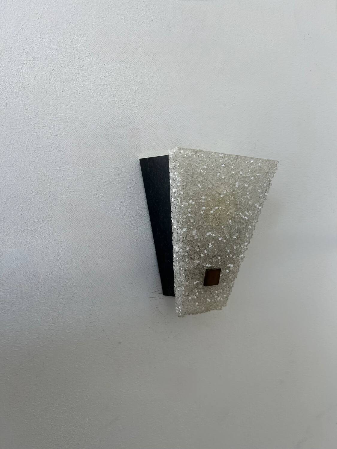 Vintage wall light, brass and Perspex, France 1960