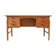 Bureau danois en teck et chêne du milieu du siècle, années 1950