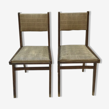 Paire de chaises des années 1960