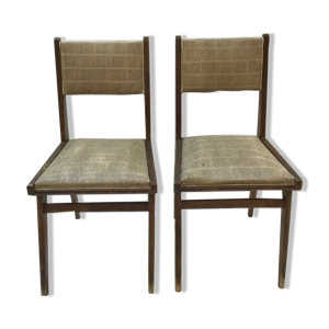 Paire de chaises des