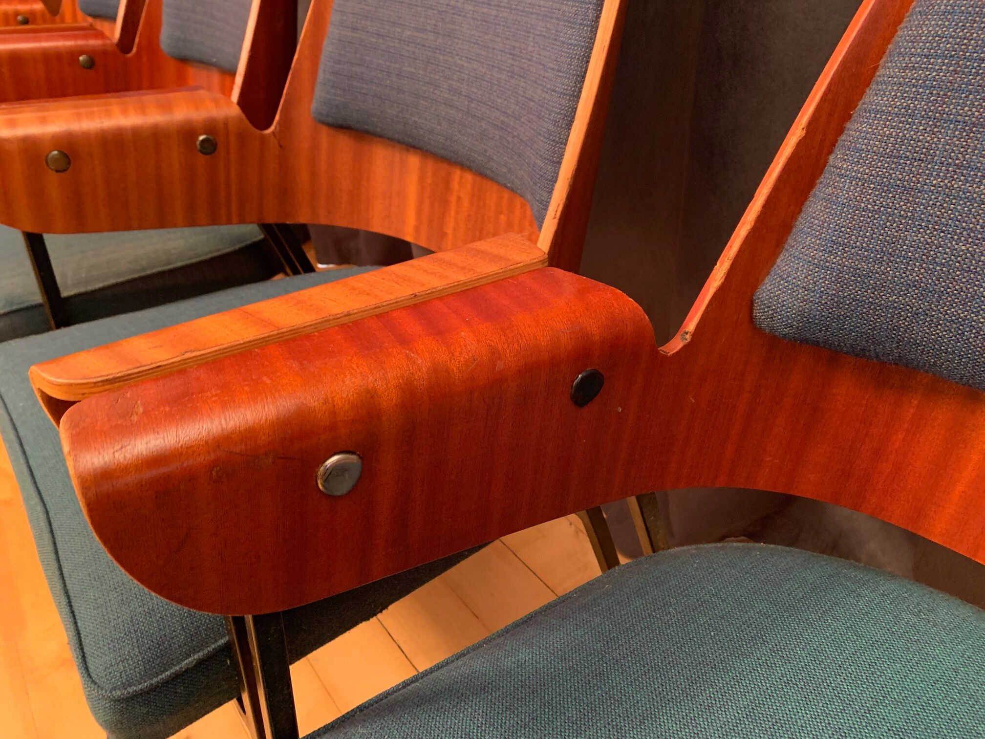 Set of four chairs, 1960s