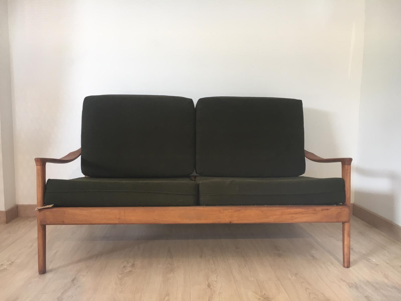 Scandinavian teak sofa