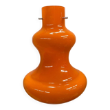 Suspension en verre orange par massimo vignelli pour Vistosi, année 70