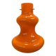 Suspension en verre orange par massimo vignelli pour Vistosi, année 70