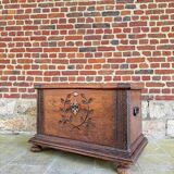 Chest In High Period Oak From XVII Eme Century