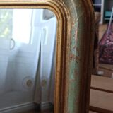 Decorative antique mirror marble effect 52x70cm