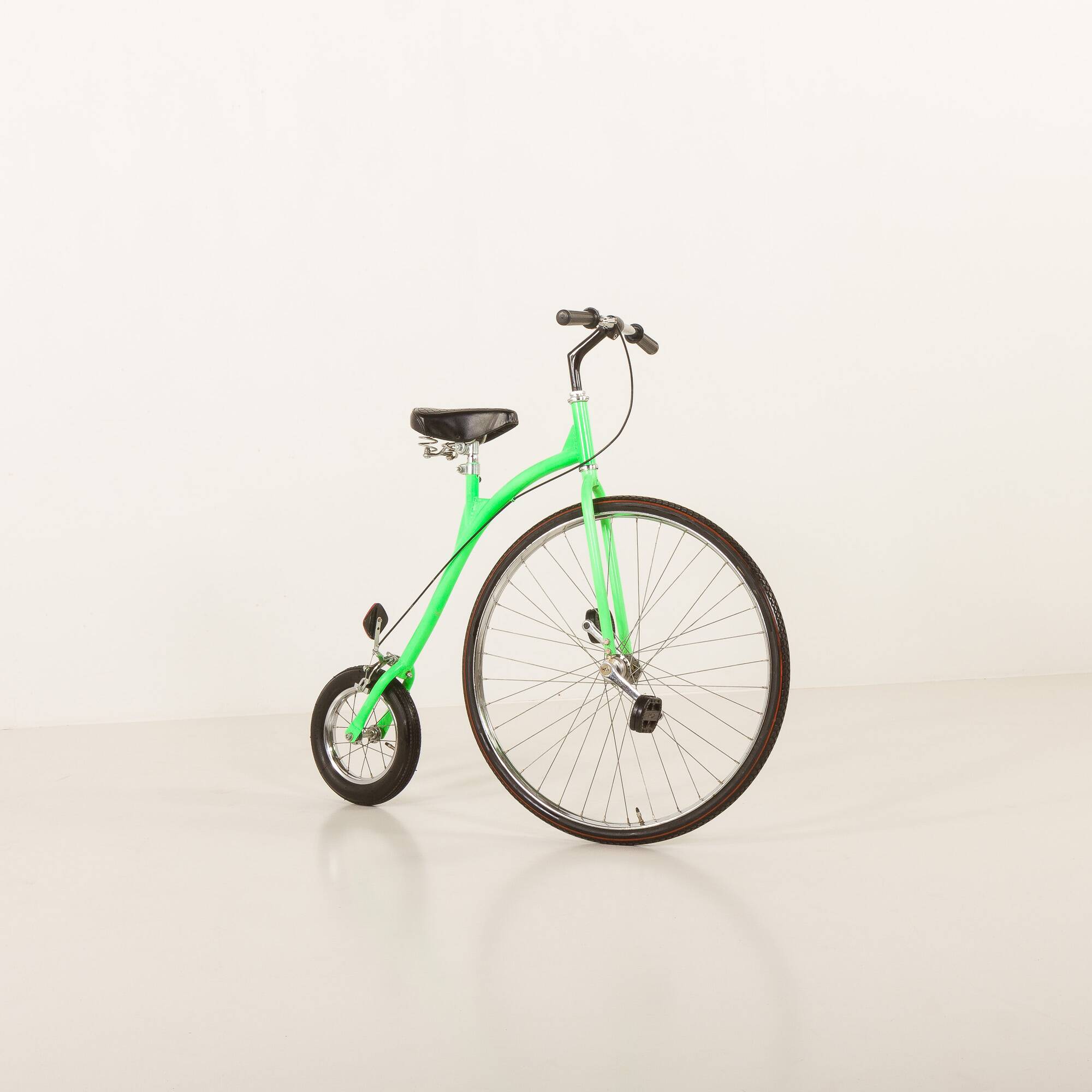 Vintage bike, high wheeler, 1980s