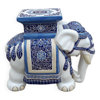 Large earthenware elephant plant holder