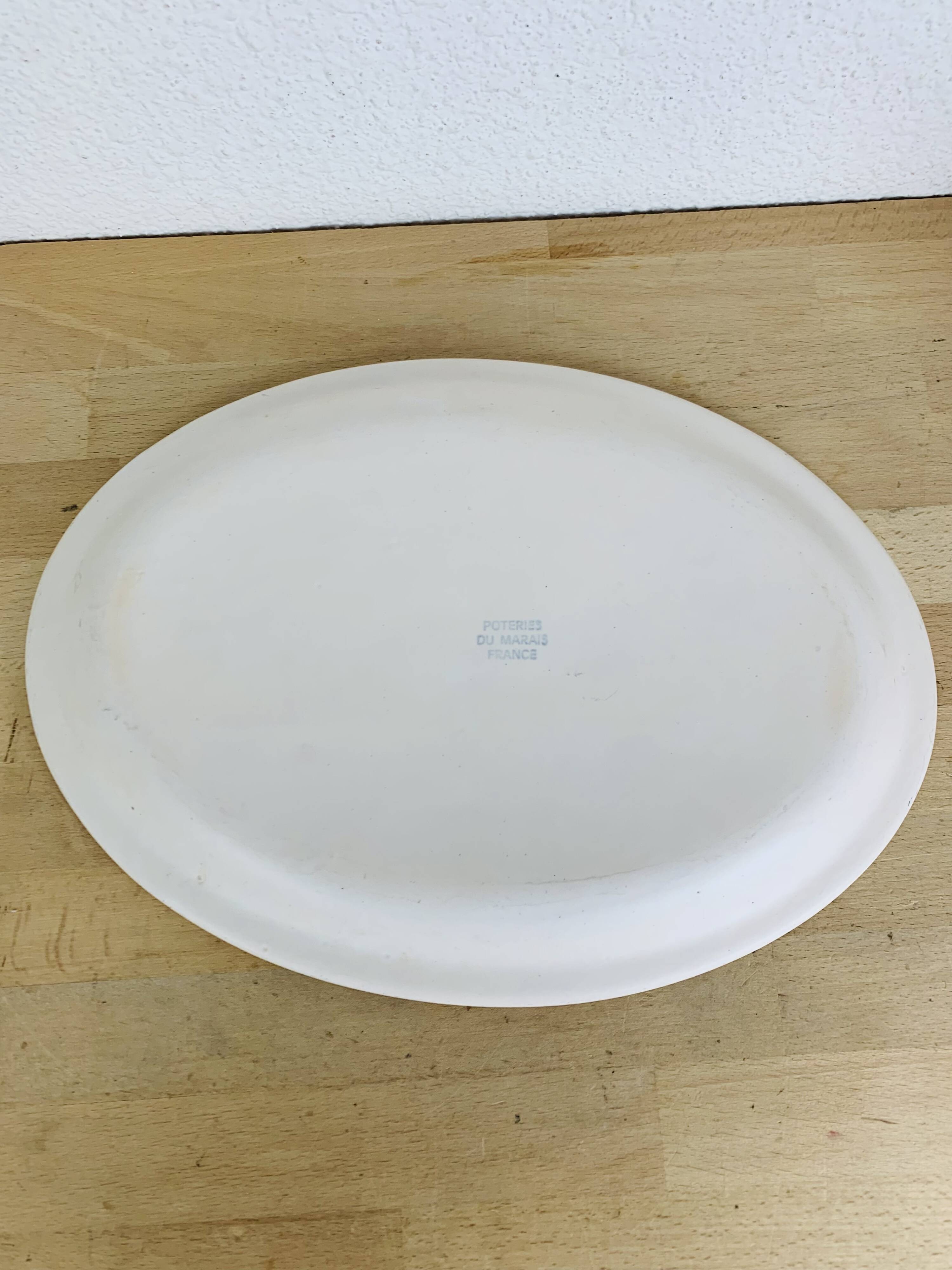 3 vintage ceramic dishes and pitcher from the 50s Poteries du Marais