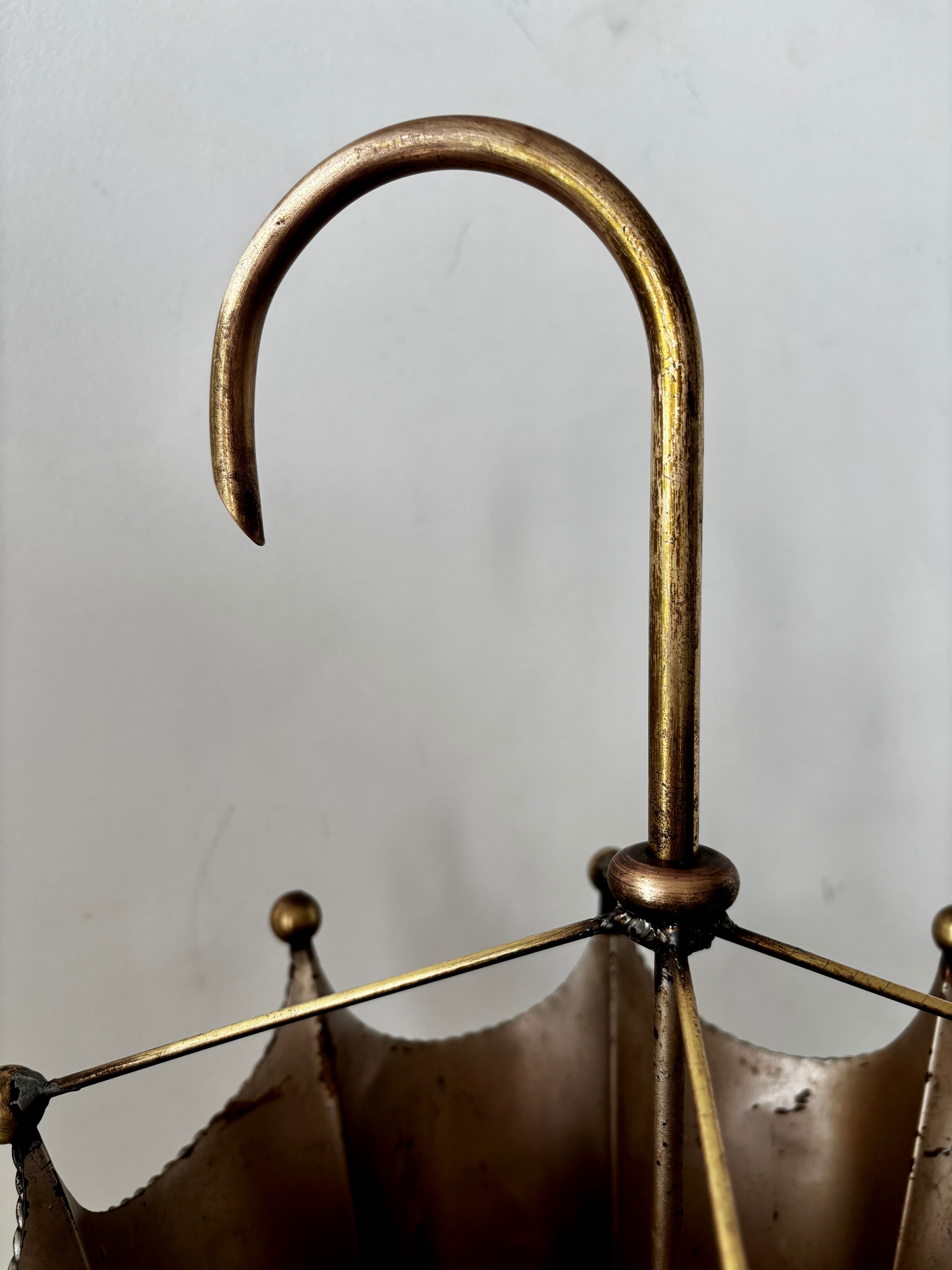Brass umbrella stand 1960
