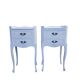 Renovated pair of bedside tables