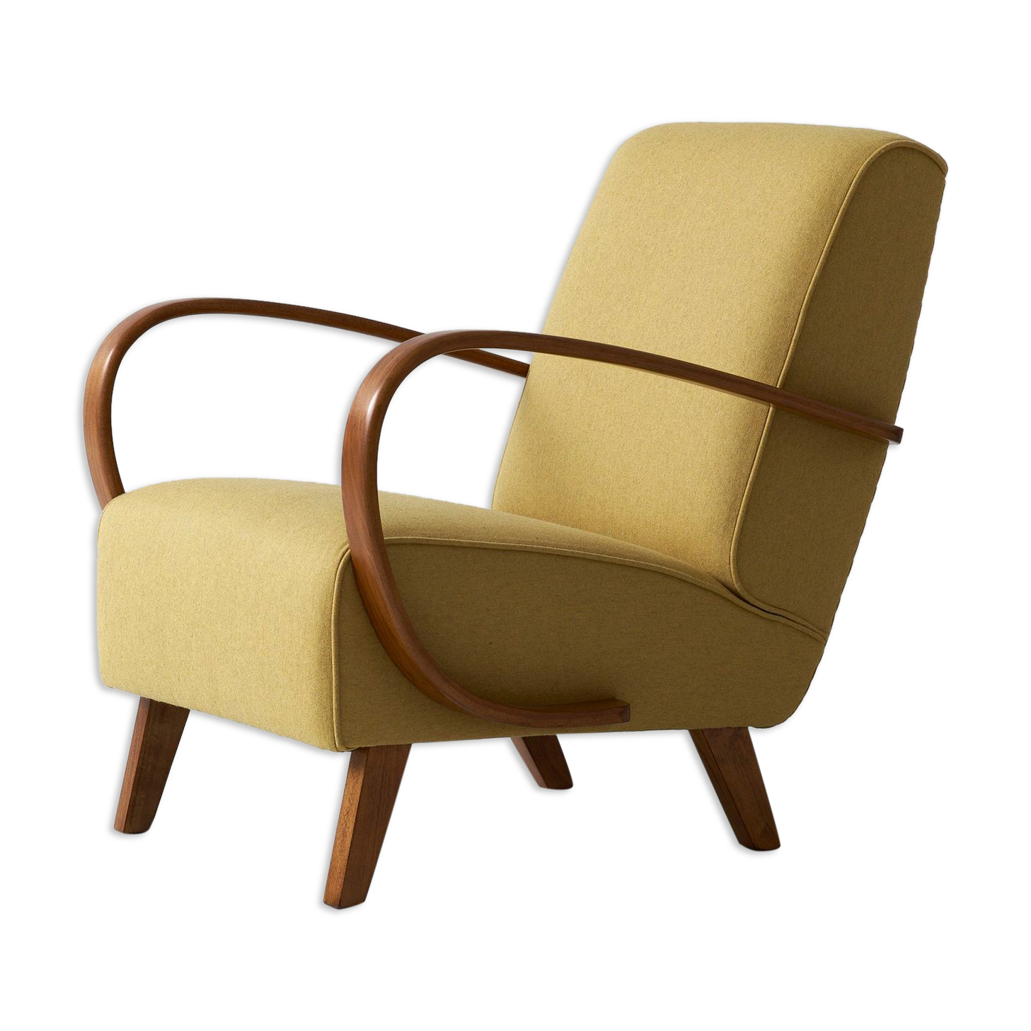 Jindrich Halabala h-410 armchair, 1930s