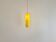 Suspension en verre de Murano jaune, Suède 1960
