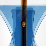 Italian lamp, glass base, 60s