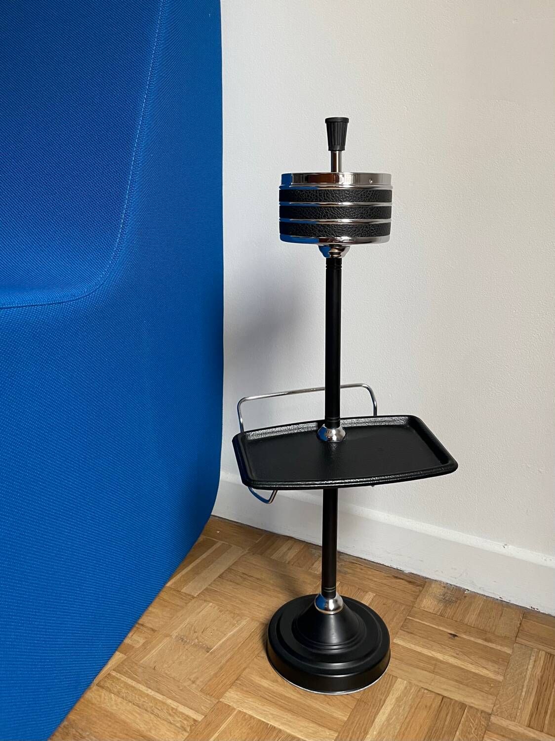 Cendrier Bistrot Vintage 'Coin Fumeur' | Céramique, 10 X 10 X 7 Cm | Pour Terrasse, Table, Décoration Rétro