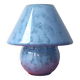 Blue glass mushroom lamp 70 80