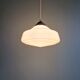 Art Deco Philips suspension in white opaline, Phililite series, 1930.