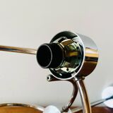 Vintage chrome metal chandelier - Space Age Design - SA Boulanger