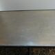 Table cast foot and zinc tray