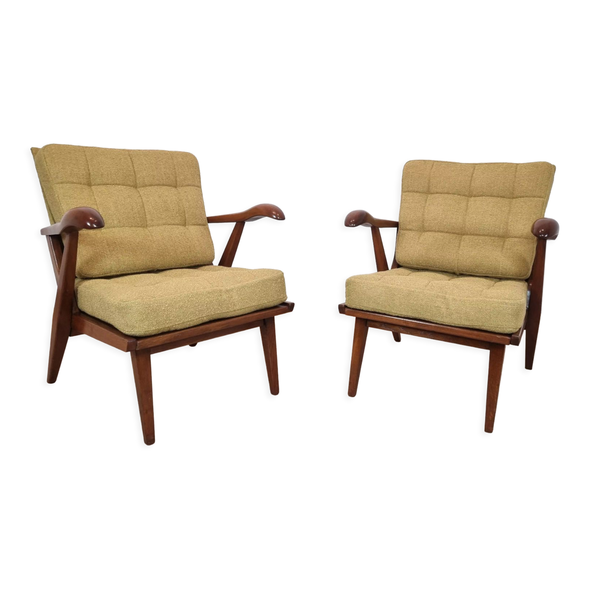 Pair of armchairs by Krasna Jizba