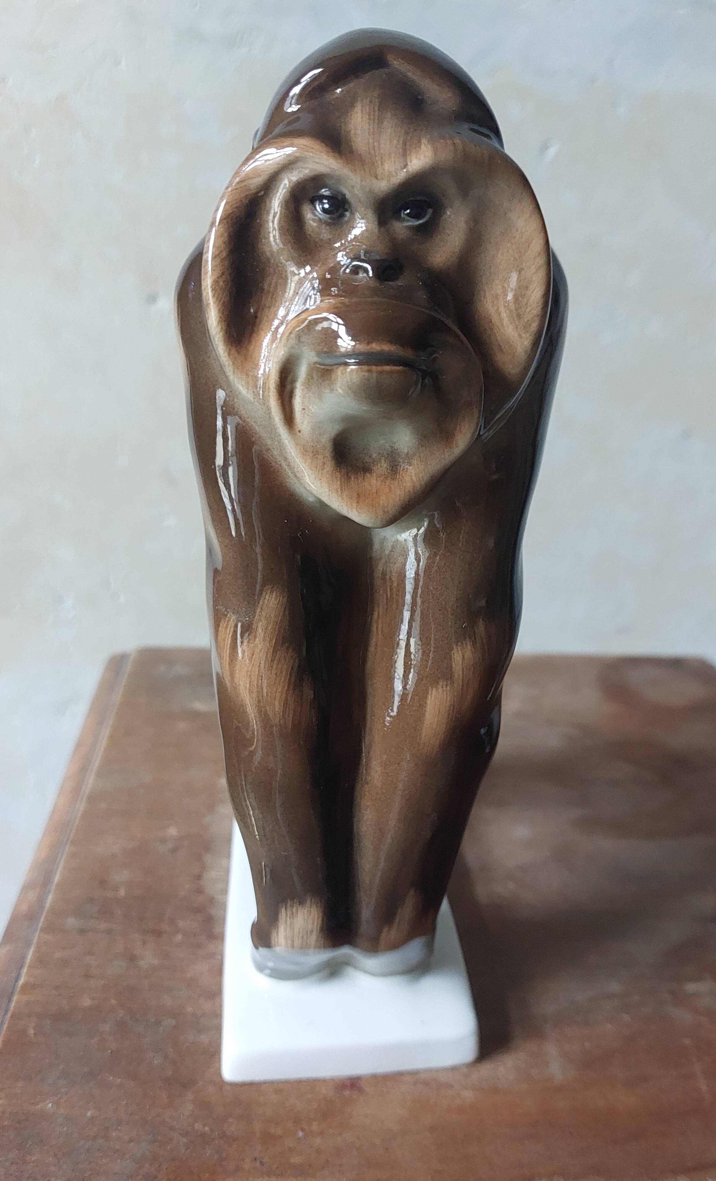 Russian porcelain monkey