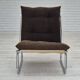1970s, British design by Peter Hoyte, "Sling" lounge chair, corduroy, original condition.