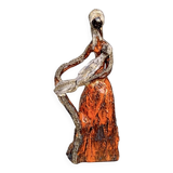 Ceramic sculpture signed M. Detry – Cicogna